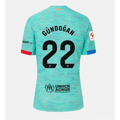 Dámy Fotbalový dres Barcelona Ilkay Gundogan #22 2023-24 Třetí Krátký Rukáv